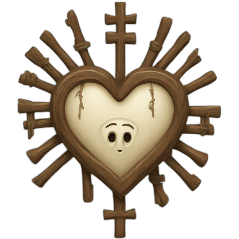 holy heart with seven sorrows emoji