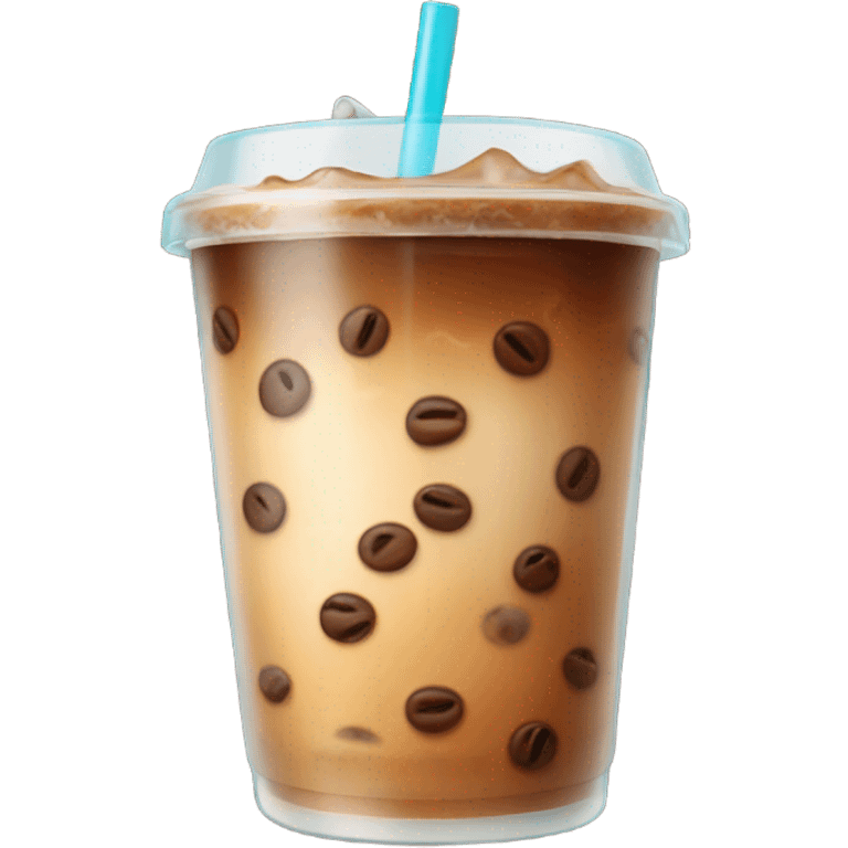 Iced coffee emoji