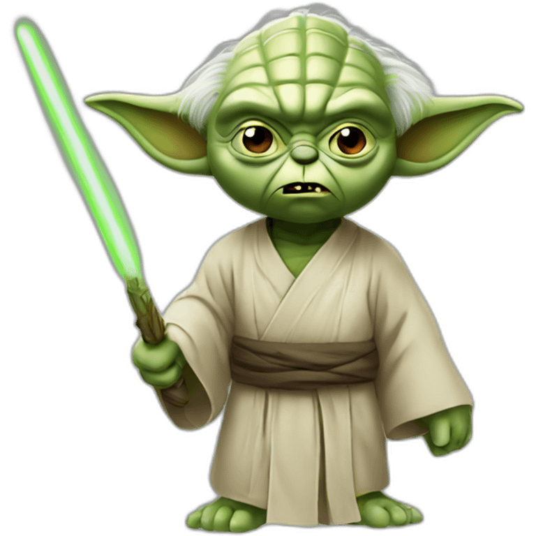 angry yoda emoji