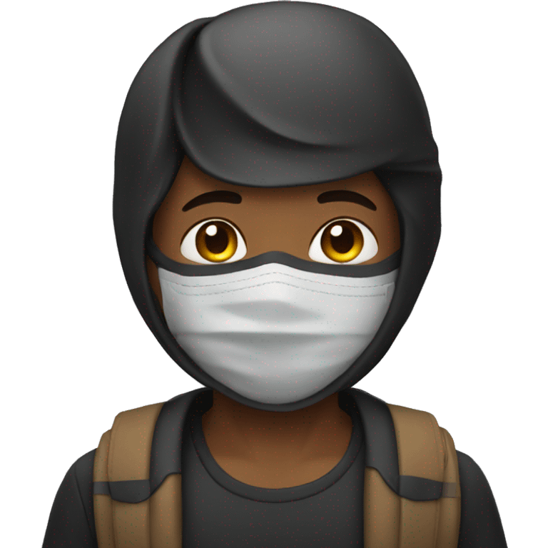 boy with mask emoji