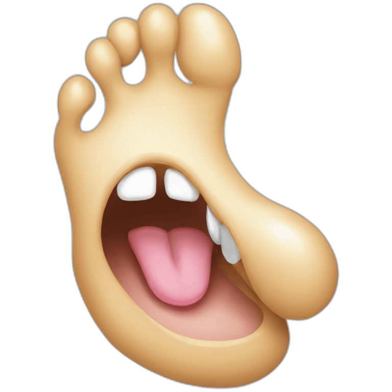 foot licking emoji