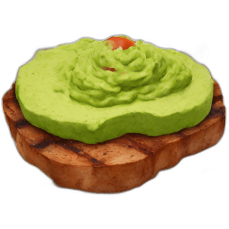 bbq with guacamole emoji