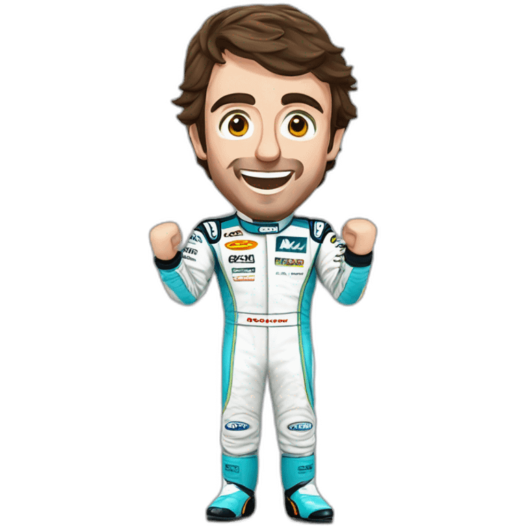 fernando alonso aston martin winning emoji