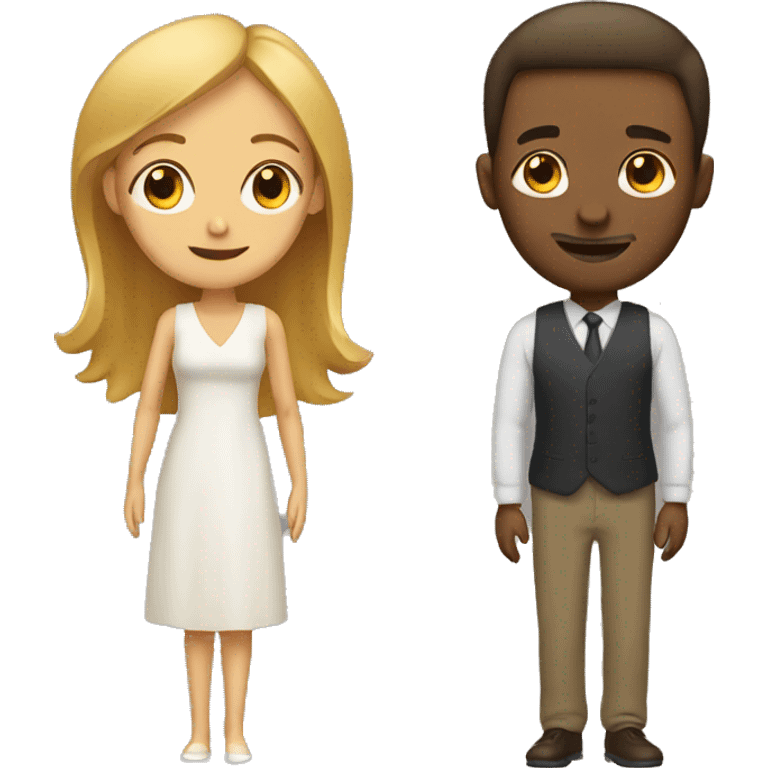 woman and man emoji