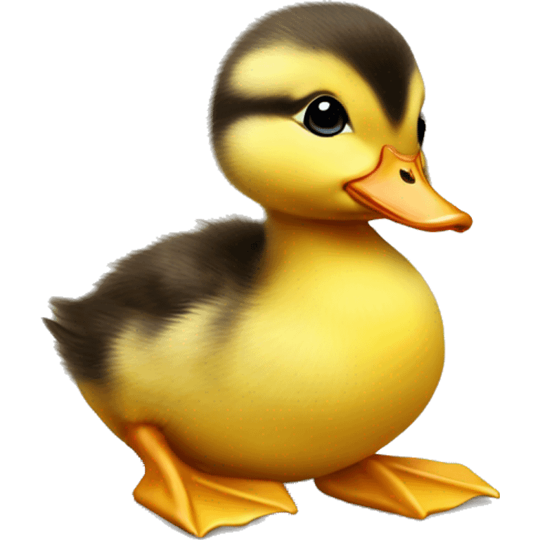 Realistic baby duckling emoji