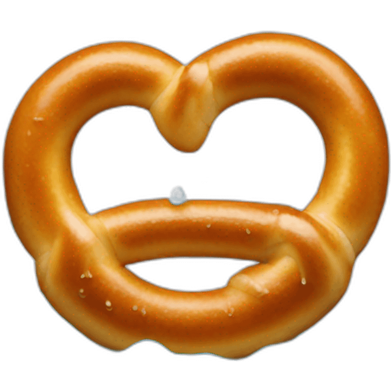 Pretzel with water emoji