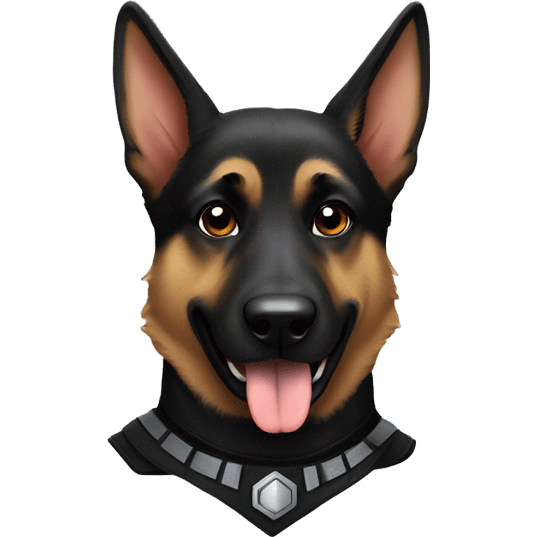 Darth Vader german shepherd  emoji