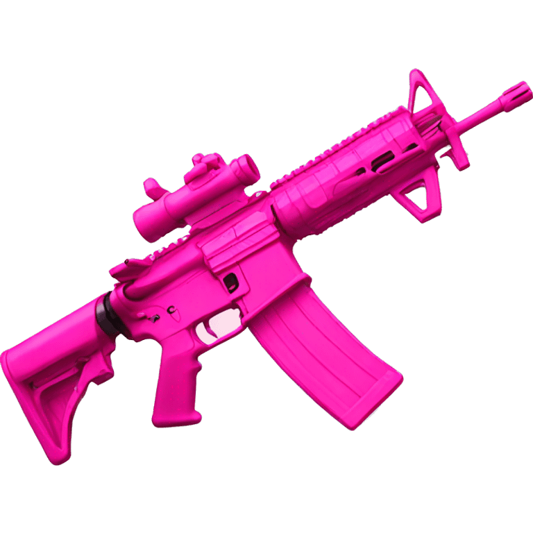 Pink AR 15 emoji