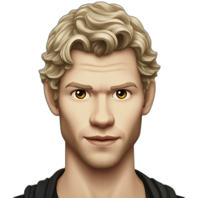 Klaus mikaelson Joseph morgan realistic detailed emoji