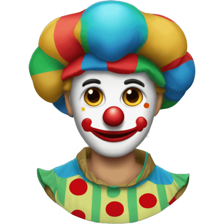 Clown cagoule  emoji