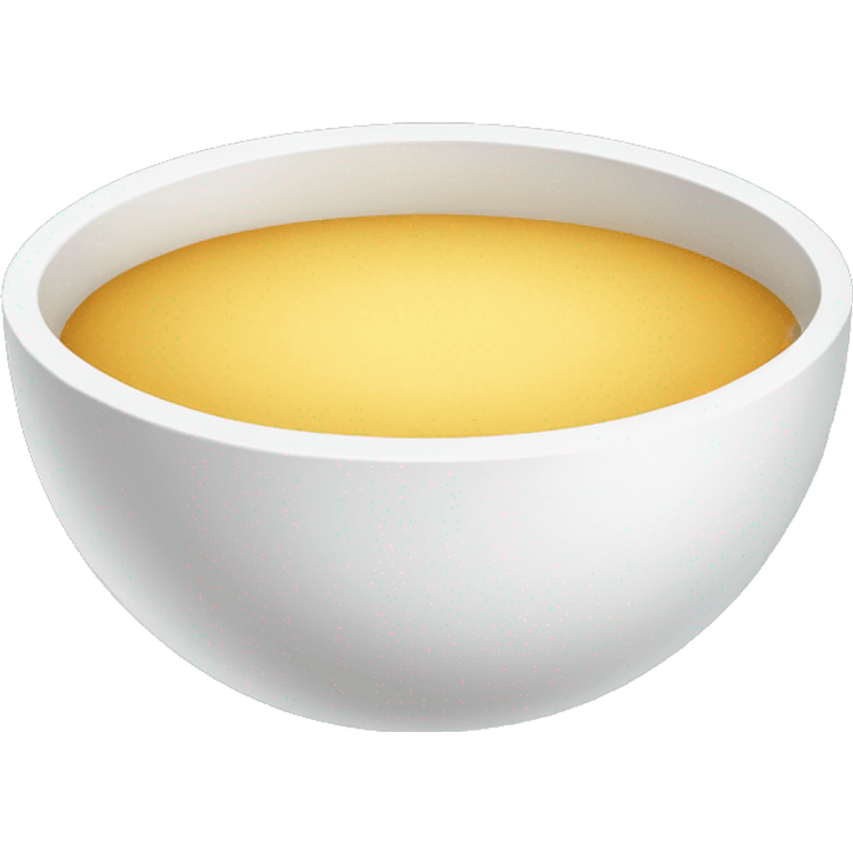 White bowl emoji