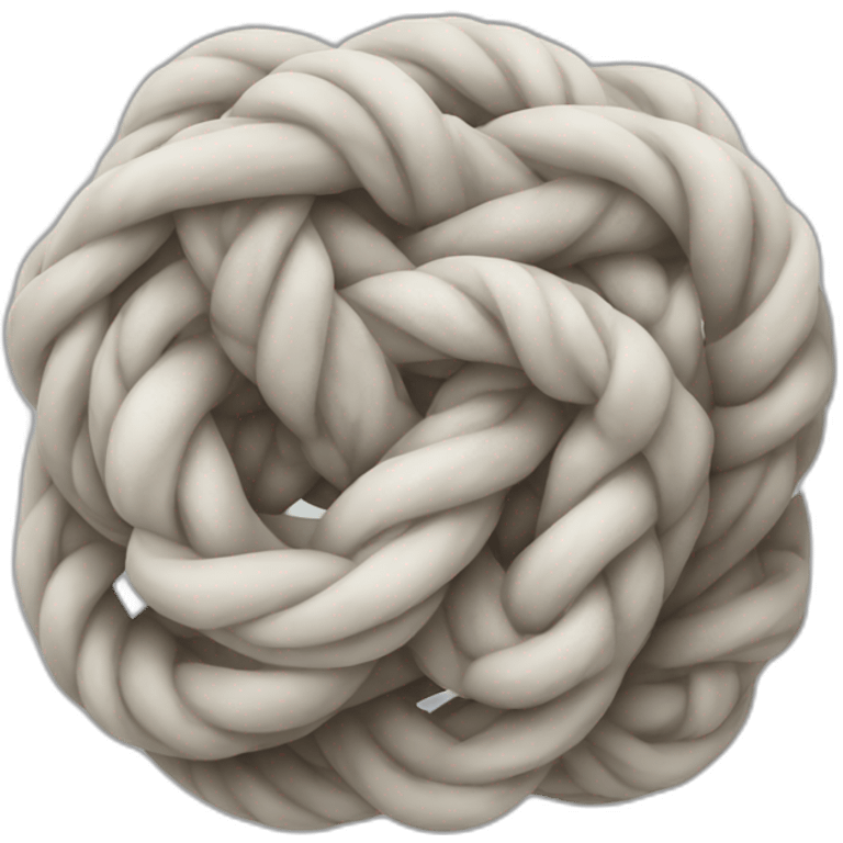 large knot emoji