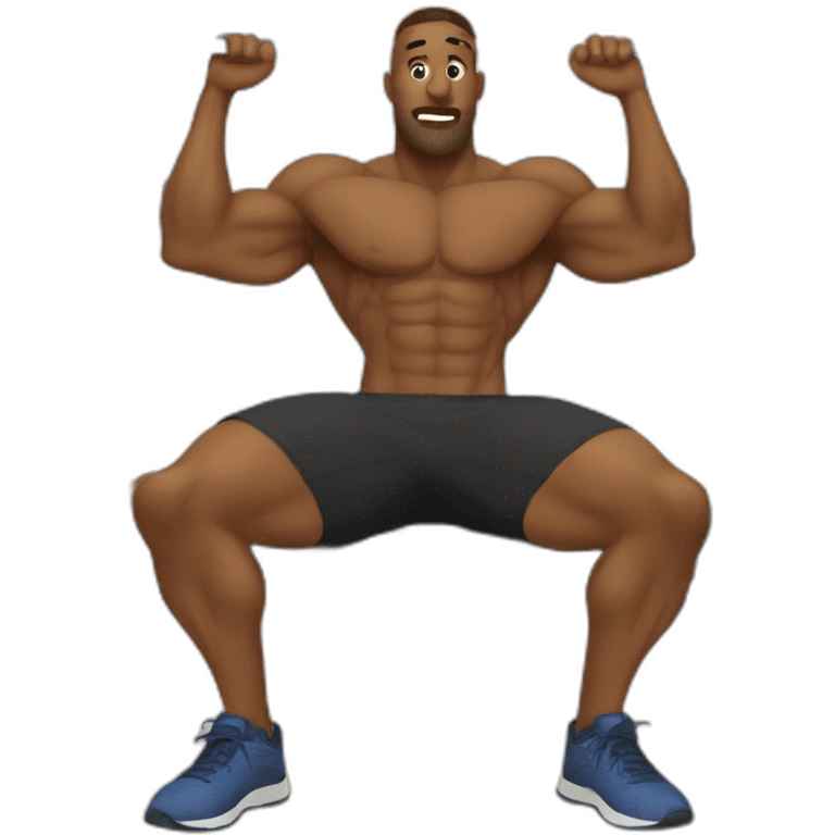 Gym leg day  emoji