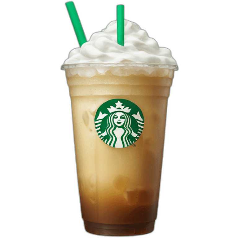 Starbucks iced drink emoji