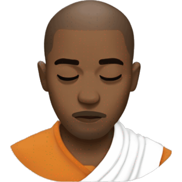 meditating frank ocean monk emoji