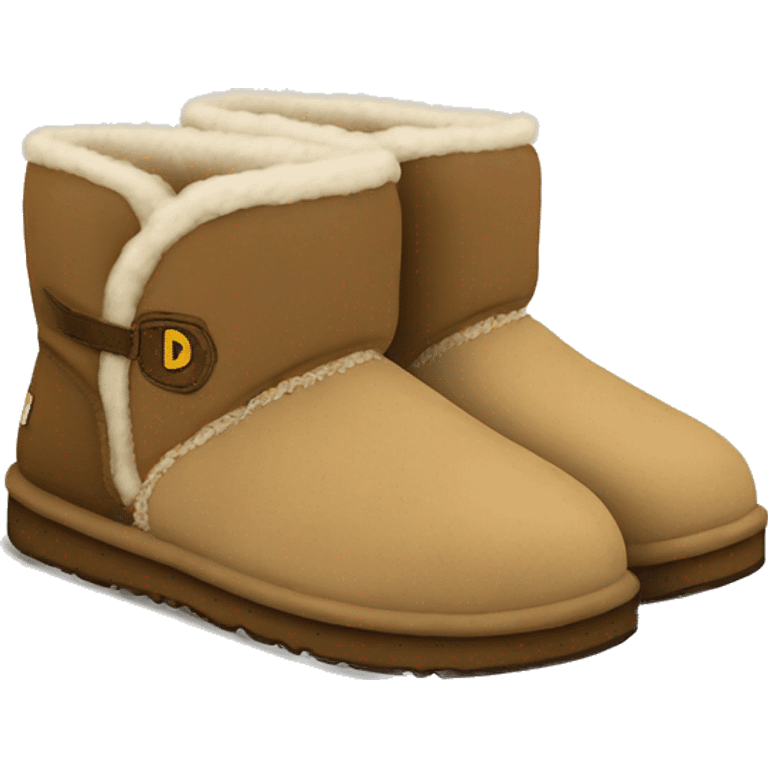 ugg tasman slippers two emoji