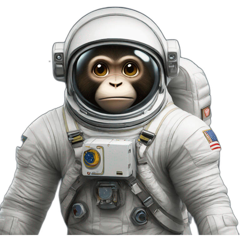 Space monkey emoji