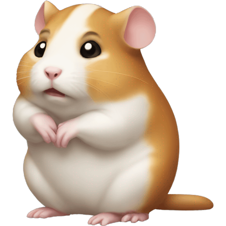 pensive poop hamster emoji