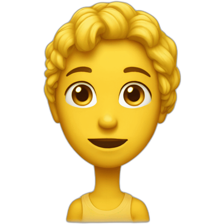 Coração amarelo emoji