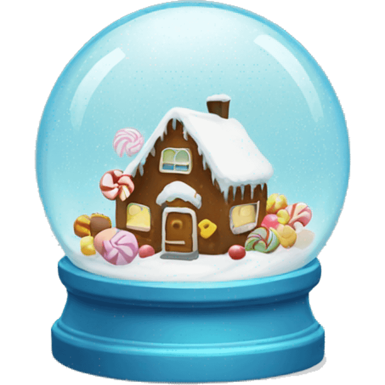 Candy snow globe  emoji