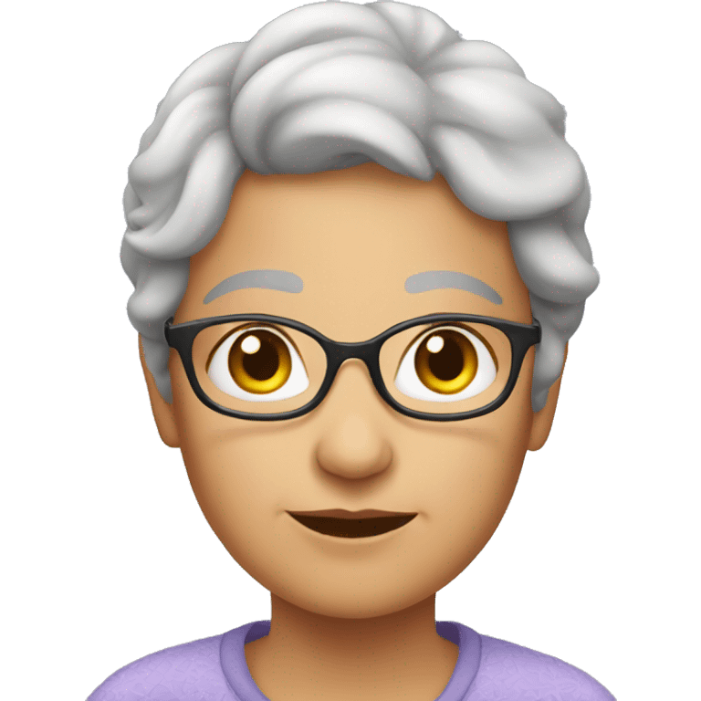 young grandma emoji