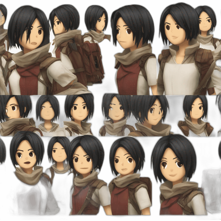 mikasa ackerman emoji