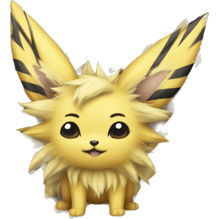 Jolteon with stripes emoji