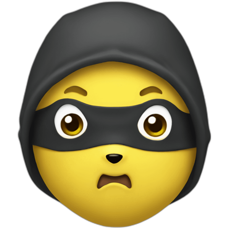 pikachu with balaclava emoji