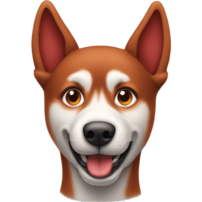 red dog like husky emoji