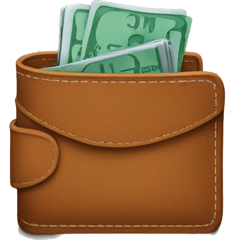 a wallet with no money emoji