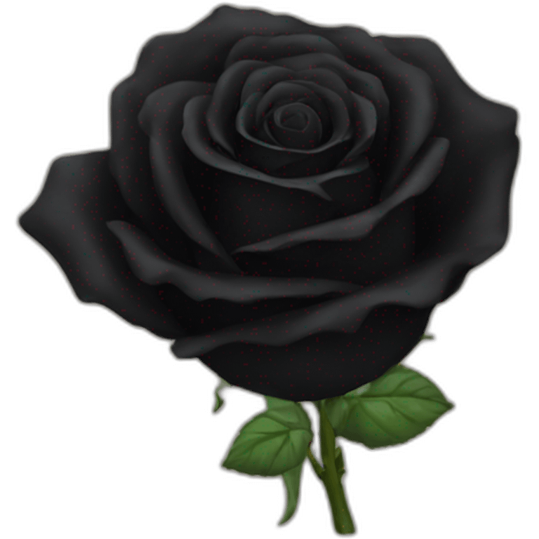 Black roses emoji