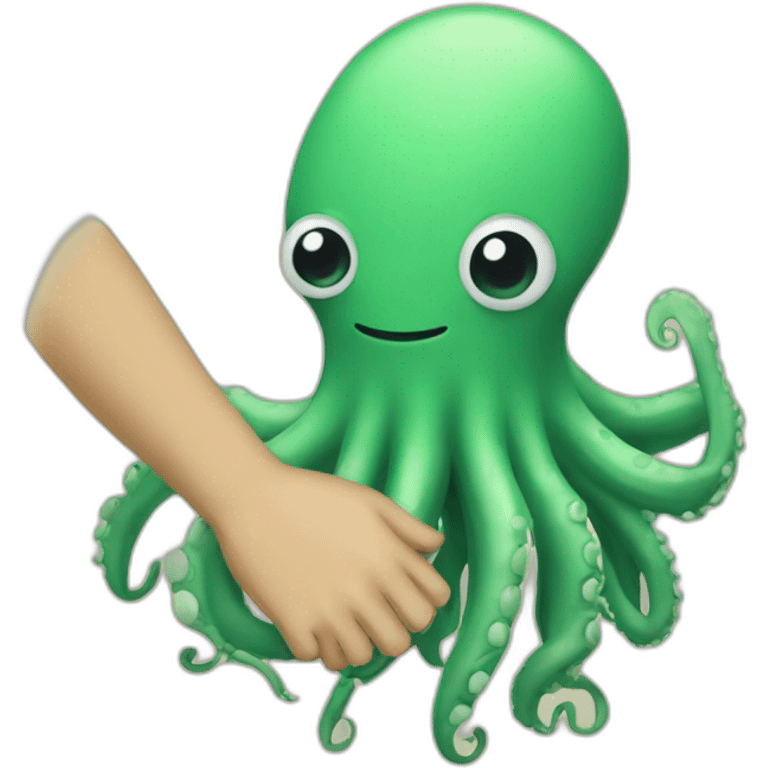 tentacule handshake emoji