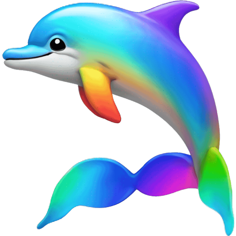 Rainbow Dolphin emoji