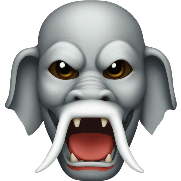 oni japanese mask elephant emoji