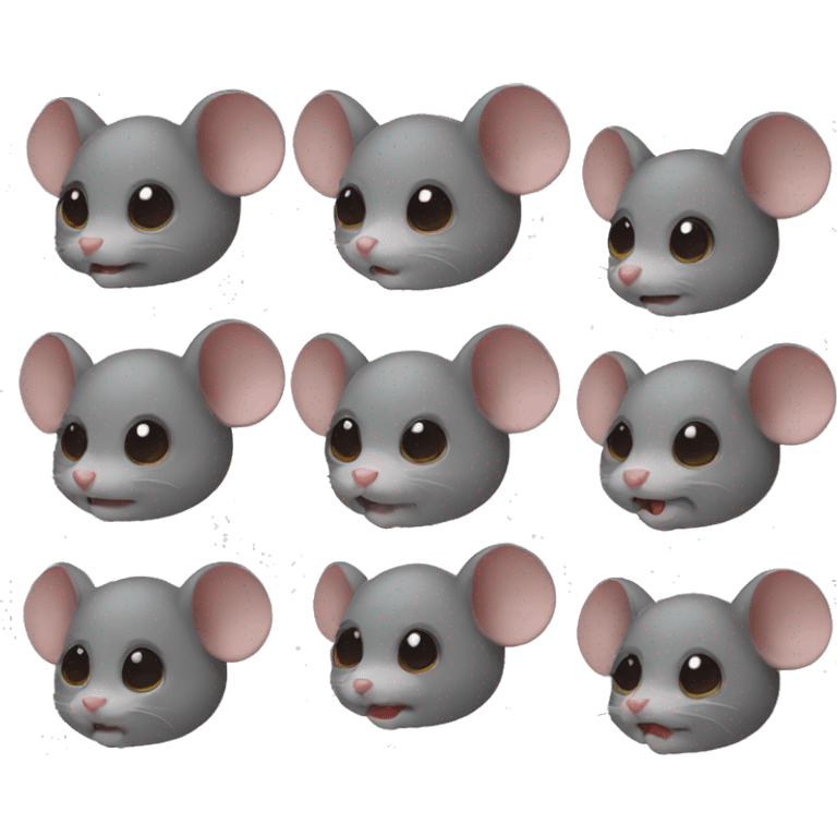 3 blind mice emoji