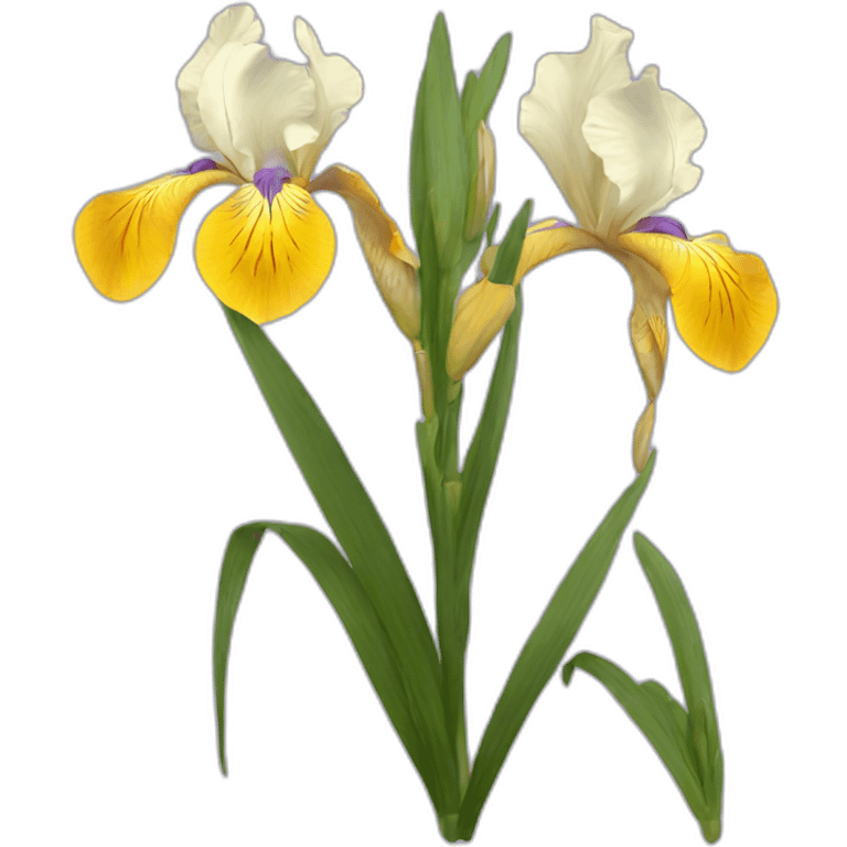 iris flora emoji