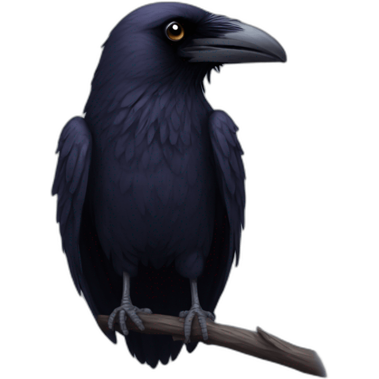 gloomy raven emoji