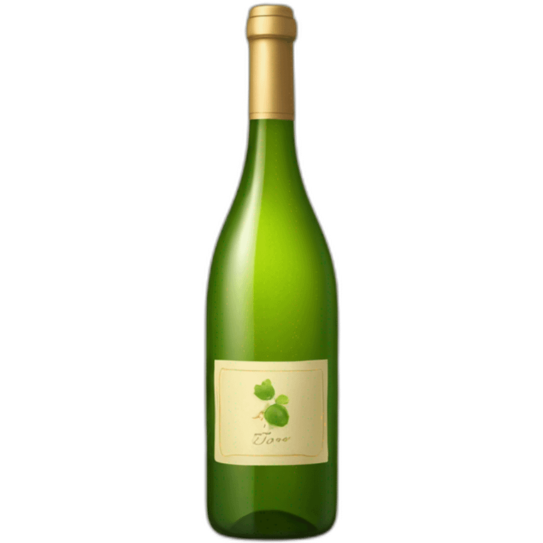 bottle of green wine emoji