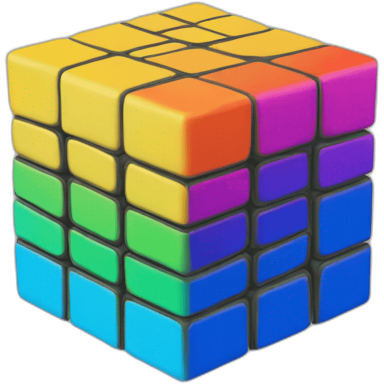 Rubiks cube emoji