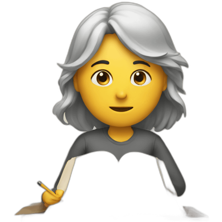 a person writing a book emoji