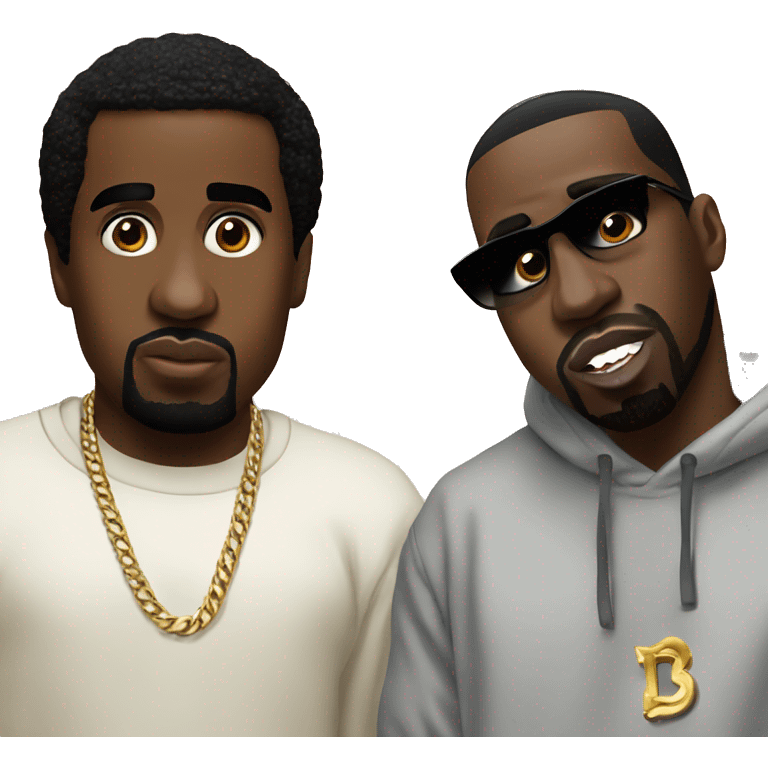 P Diddy with Kanye Weat emoji