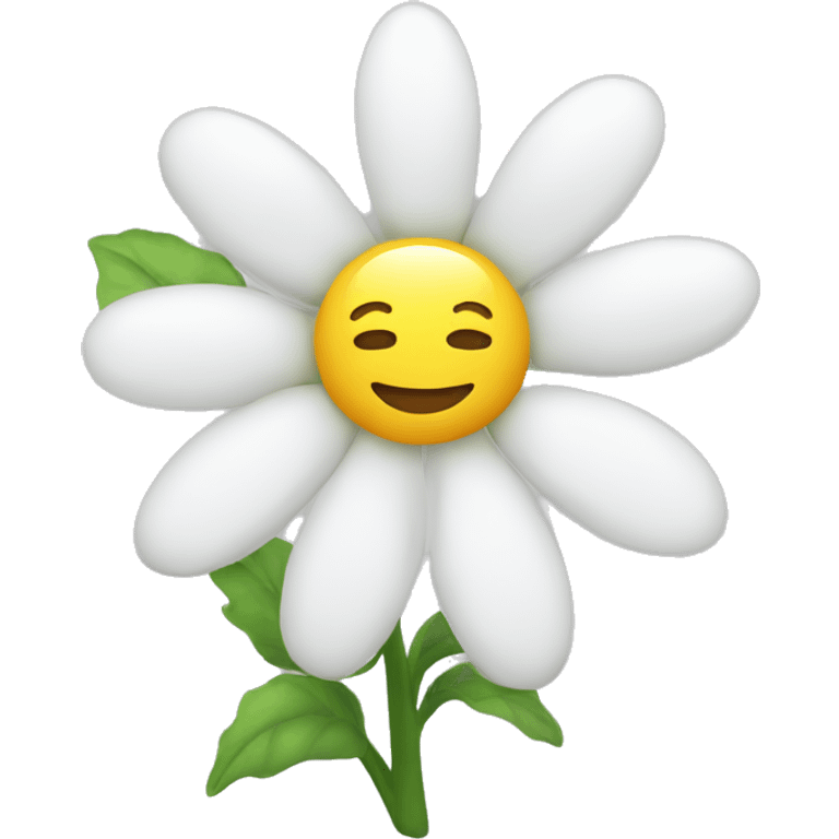 white flower clip emoji