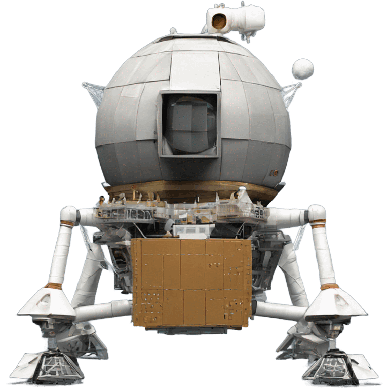 Apollo 11 lunar module front emoji