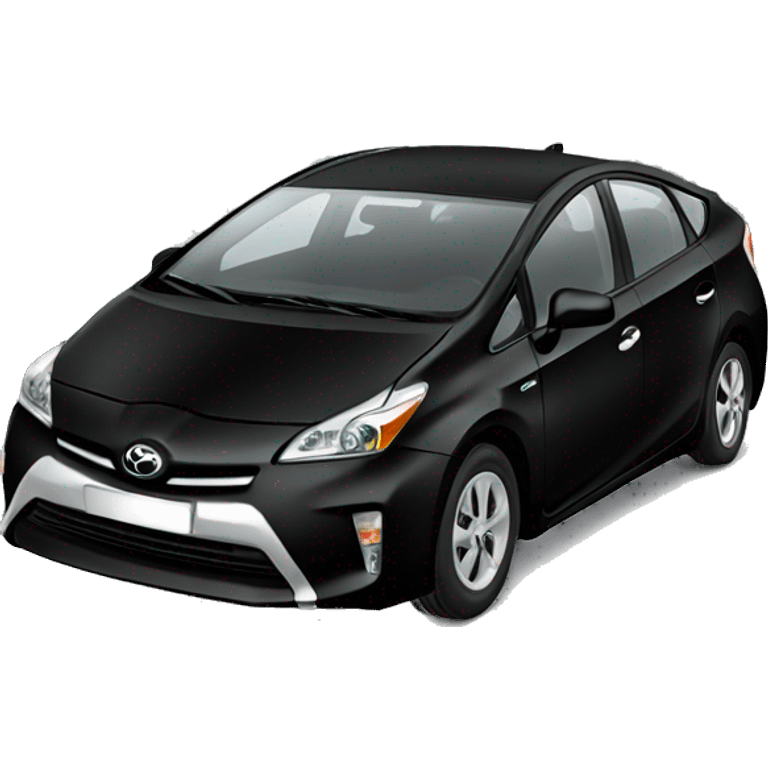 Black toyota prius emoji