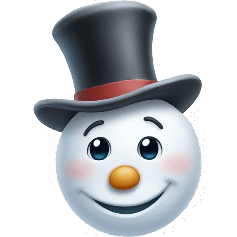 Frosty the snowman emoji