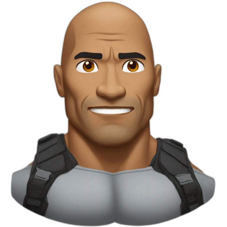 The rock that breaks a rock emoji