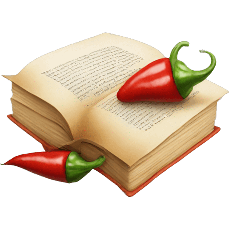 Spicy books emoji