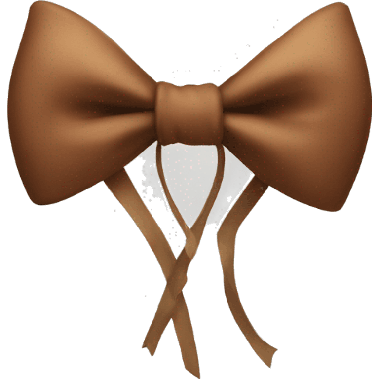 brown coquette bow emoji