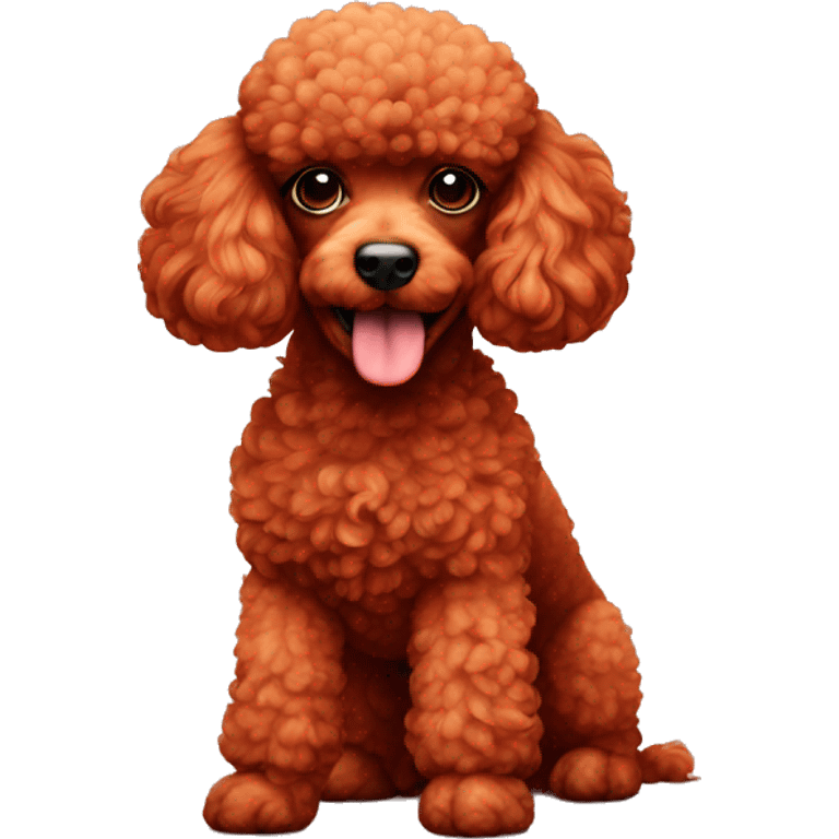 red poodle small emoji