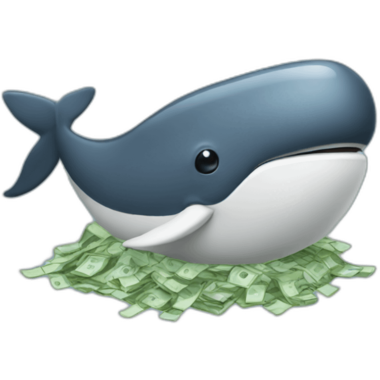 money whale emoji